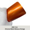 PPF-7131 Chrome Metal Hibiscus Orange